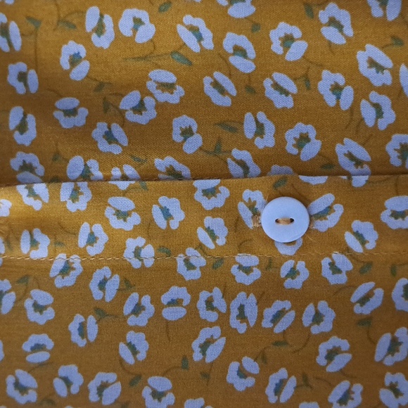 Brovave Women's Collar Neck Button Down Tie/elastic Waist LG. NWT - Picture 6 of 10